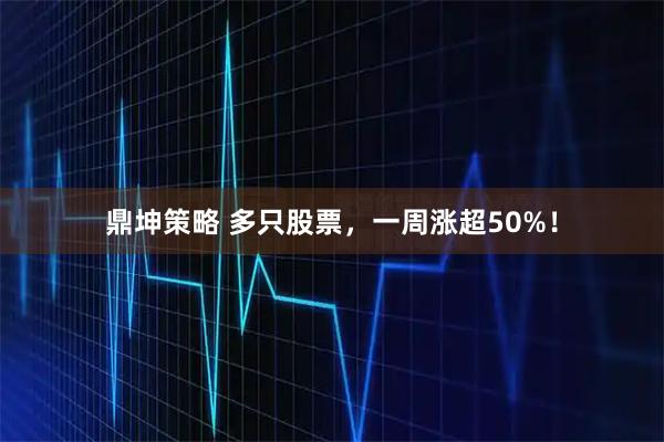 鼎坤策略 多只股票，一周涨超50%！